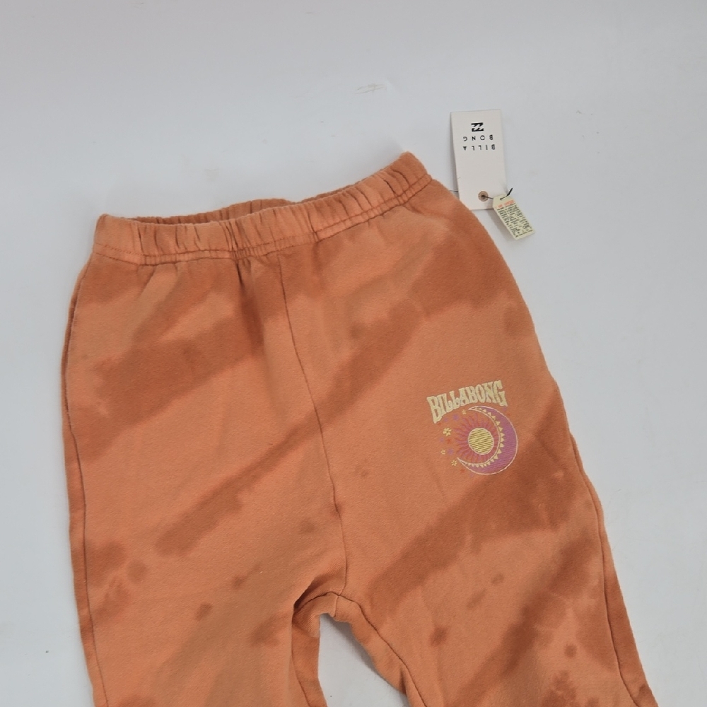 Billabong Kids' Tie-Dye Orange Joggers NWT Sm/8